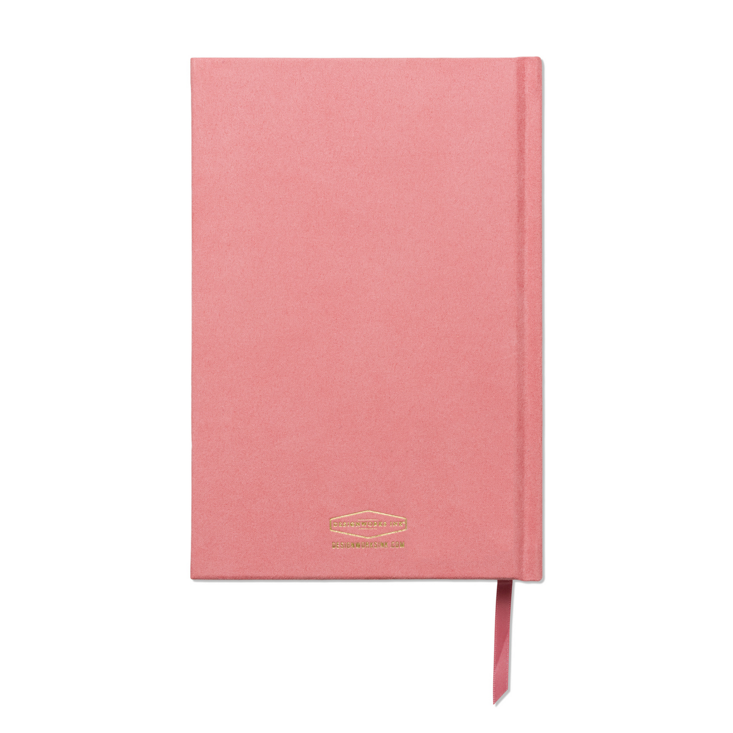 pink exterior back of journal