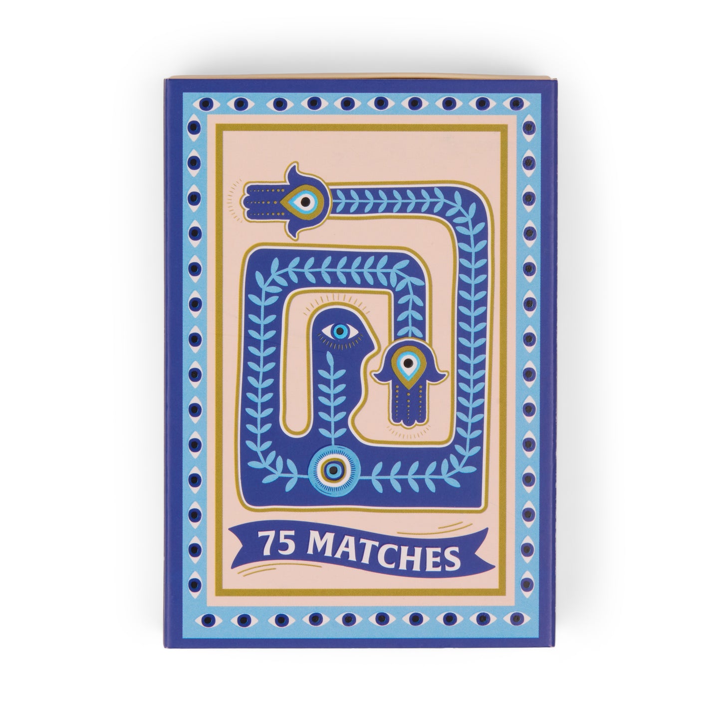 A Dopo Boxed Matches "Eye" Blue - 75 matches (9.6 CM)