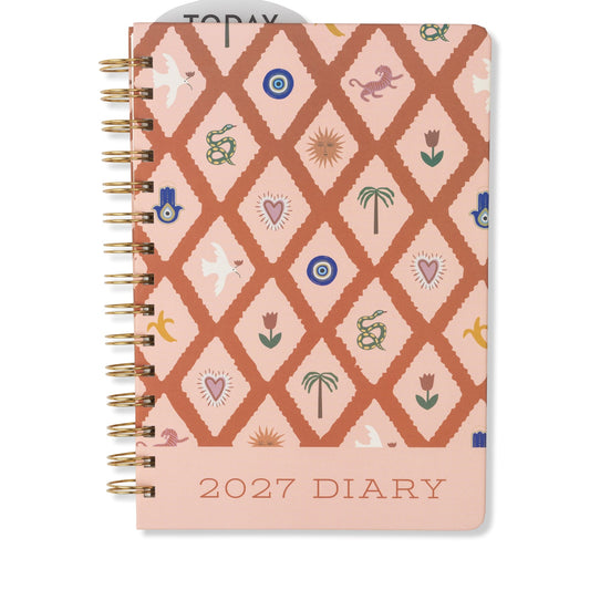 Designworks Ink A Dopo 2027 Weekly Diary - Icons