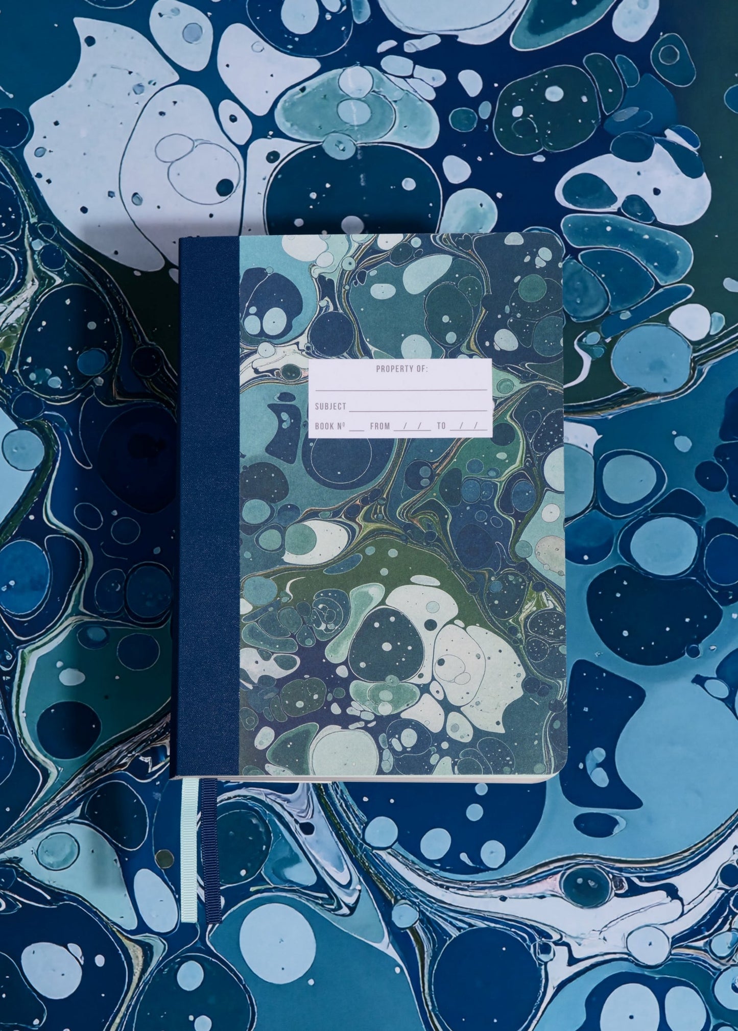 Designworks Ink Marble Soft Cover Journal - Teal