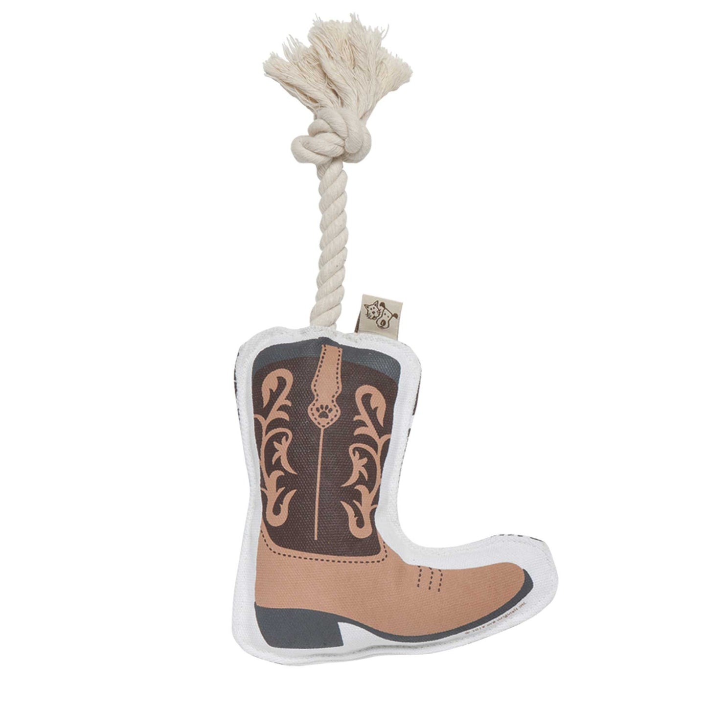 Speckle & Spot Pet Rope Toy - Cowboy Boot
