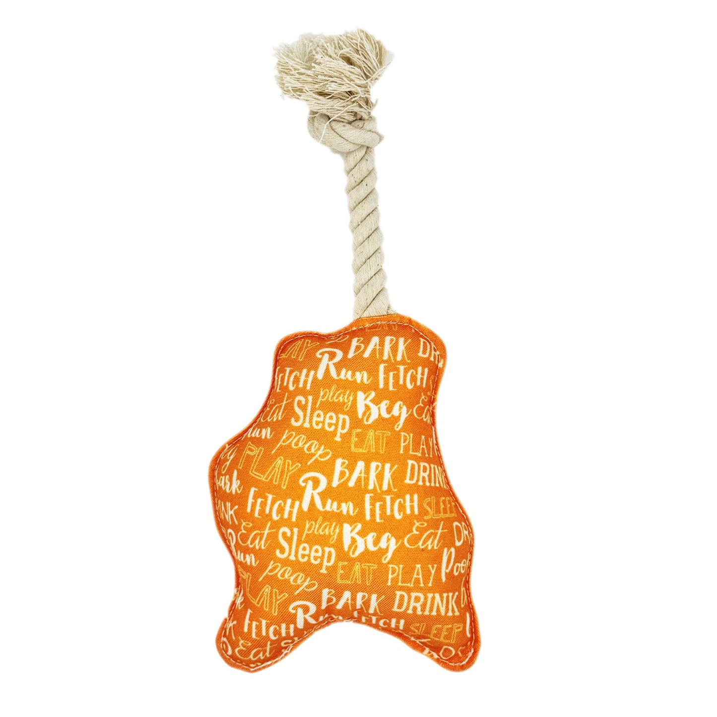 Speckle & Spot Pet Rope Toy - Cheese