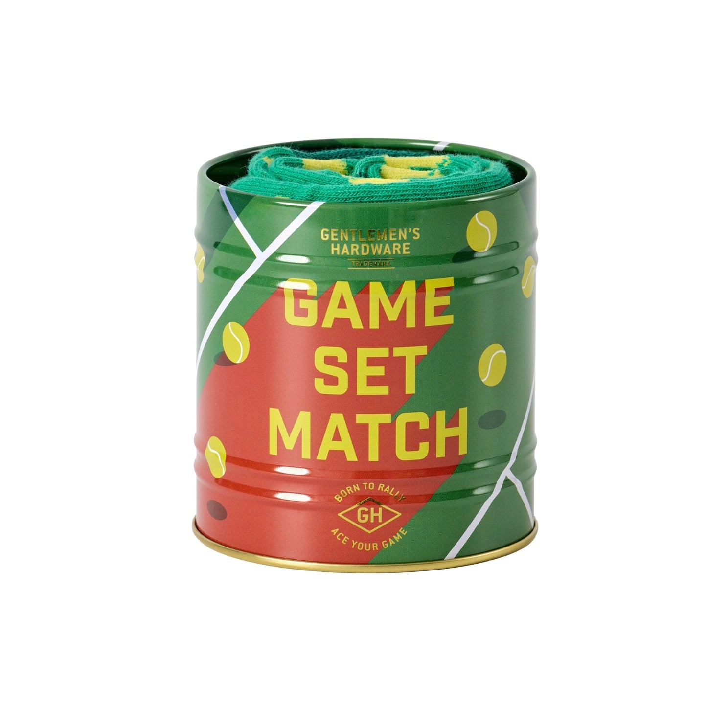 Storage Tin & Sock Set - Tennis