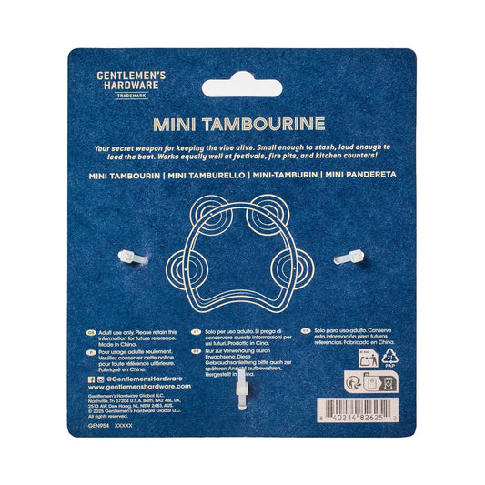 Gentlemen's Hardware Mini Tambourine