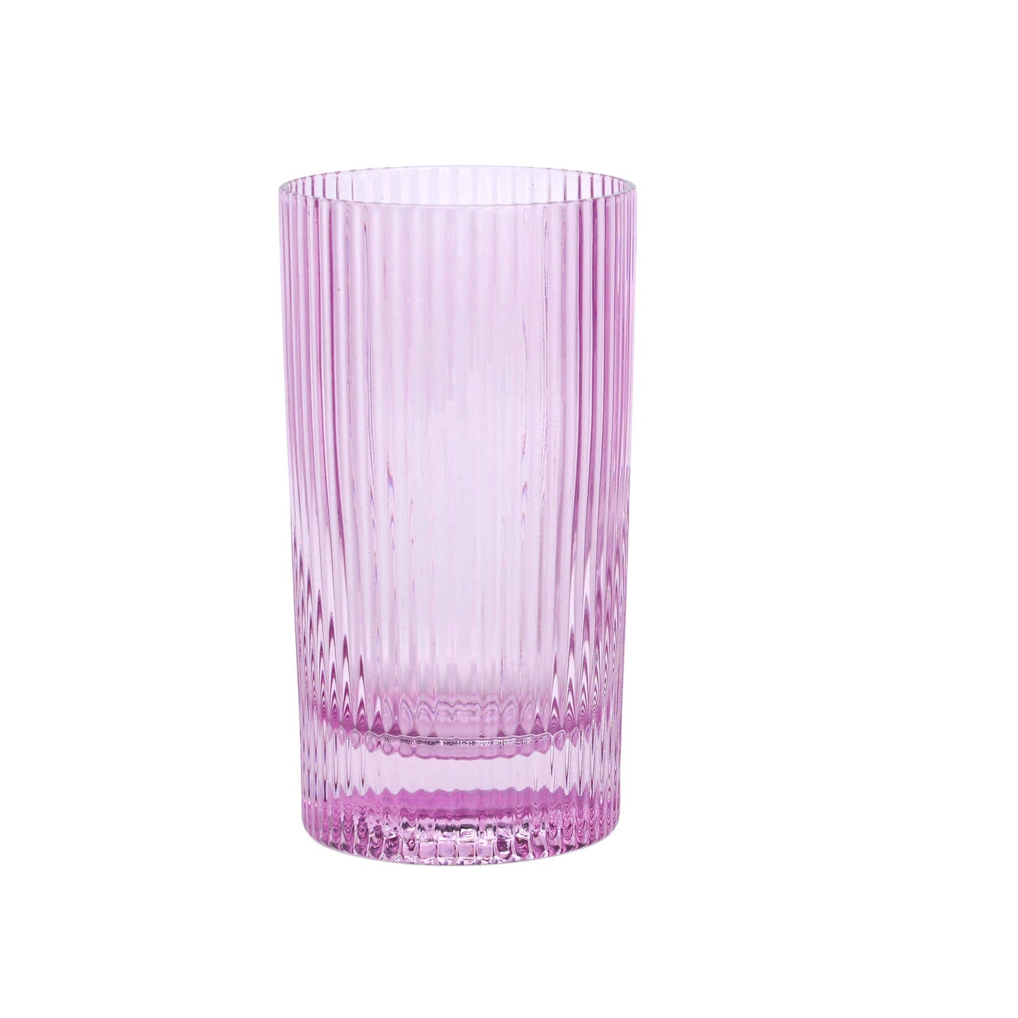 The Stella Highball Glass - Set Of 2 Lilac