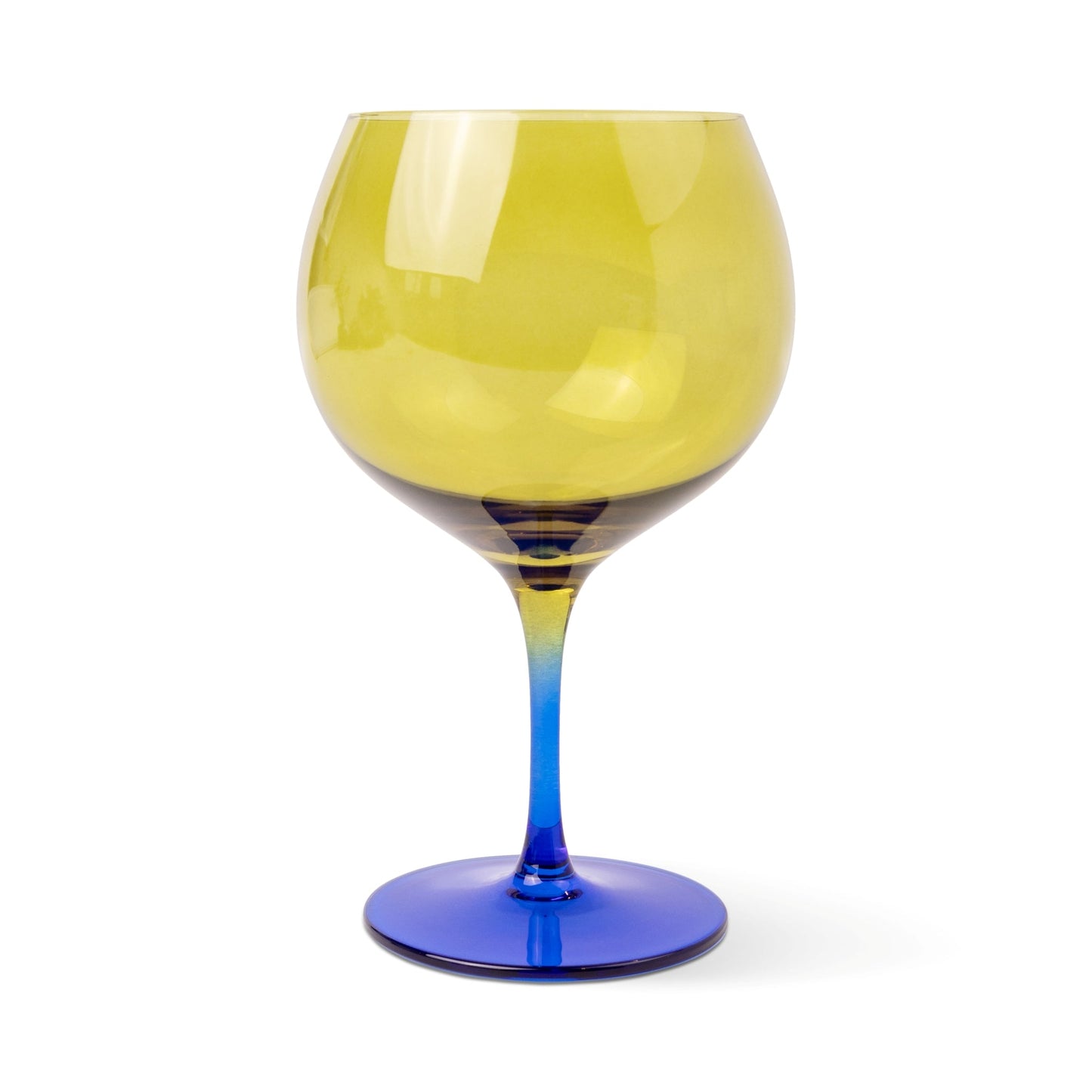 The Charlie Copa Glass - Set of Two - Olive + Cobalt