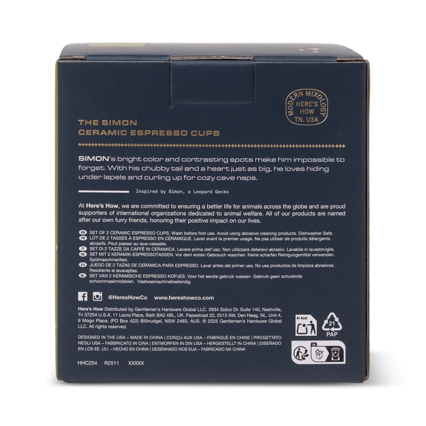 Here's How The Simon Espresso Cups - Set of 2 - Cream + Olive