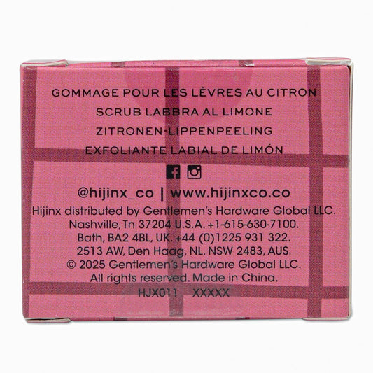 Hijinx Lip Scrub (15g) Glow Getter - Zesty Lemon