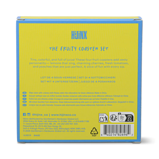 Hijinx Coasters (Set of 4) The Fruity
