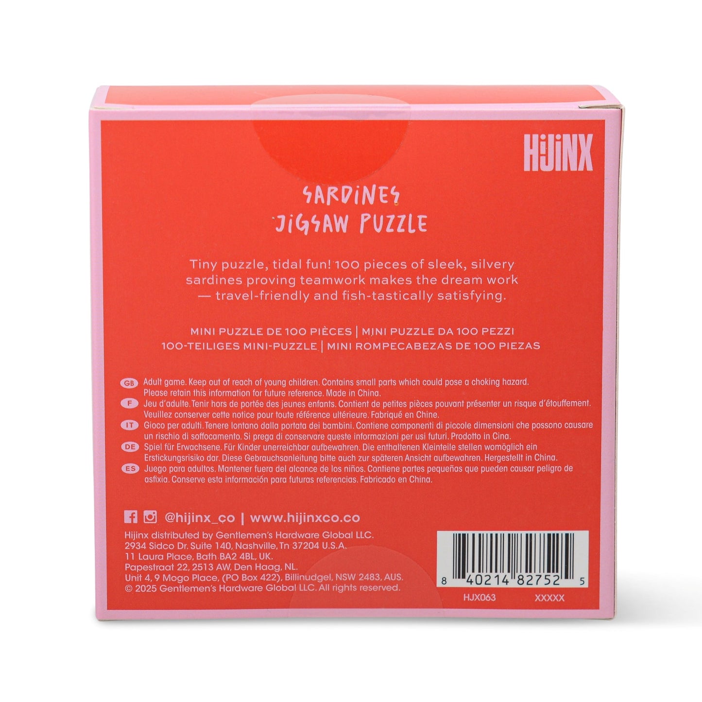 Hijinx Mini Puzzle (100pc) Sardines
