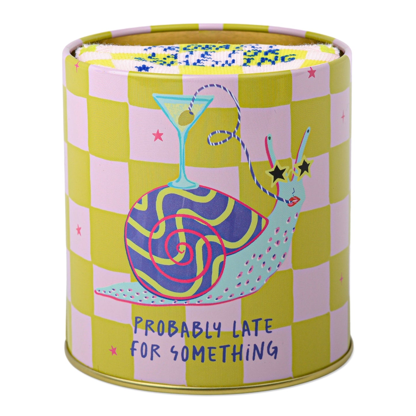 Hijinx Socks in a Tin - Probably Late for Something