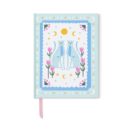Designworks Ink A Dopo Journal - Blue Cheetahs