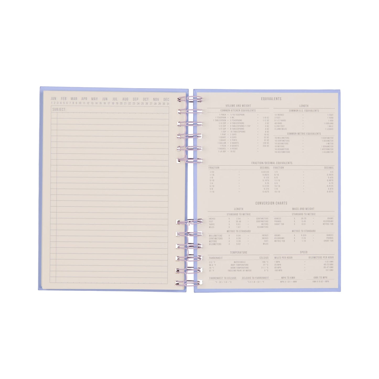 Standard Issue Planner Notebook No. 12 - Lavender + Periwinkle