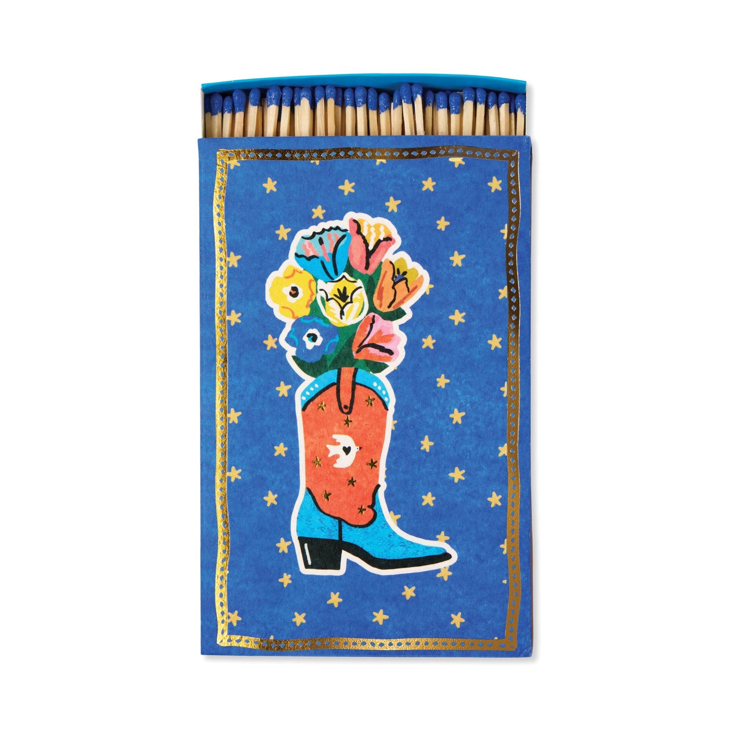 Paddywax Large Rectangle Boxed Matches (120 pcs) - Cowboy Boot