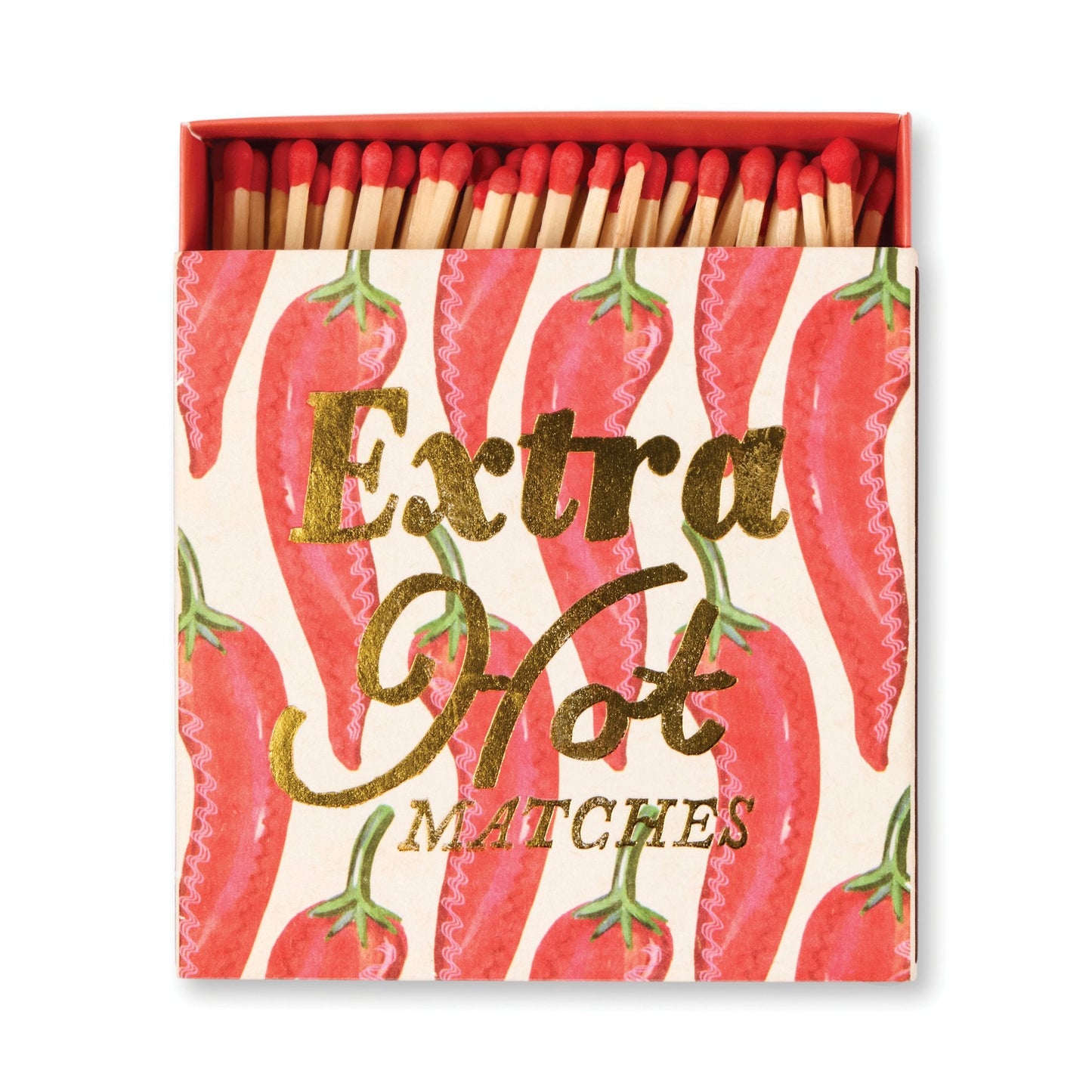 Paddywax Square Boxed Matches (125 pcs) - Extra Hot
