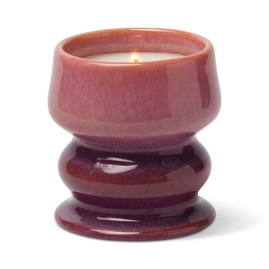 Paddywax Melt 8.5oz/240g Ombre Purple/Pink Ceramic Candle - Wild Fig & Cedar