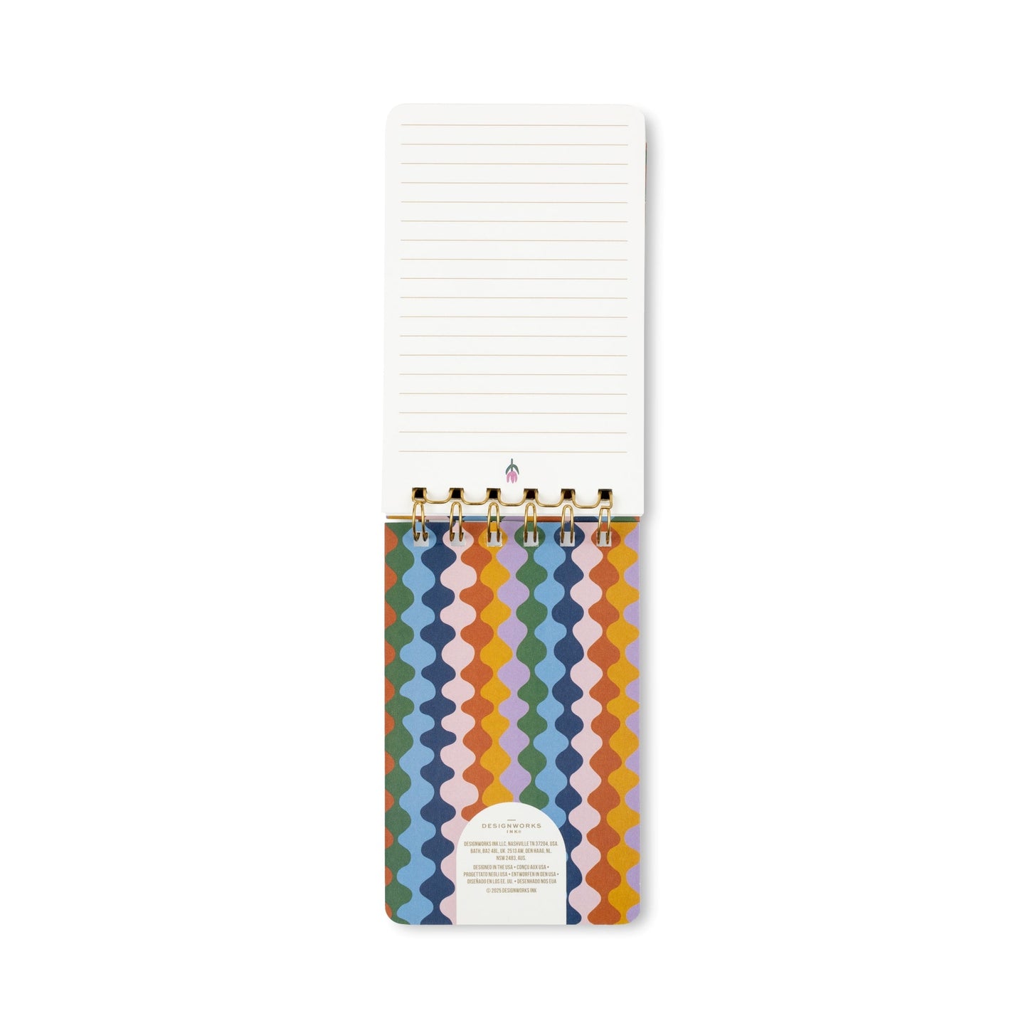 Designworks Ink A Dopo Twin Wire Notepad - Blue Cheetahs