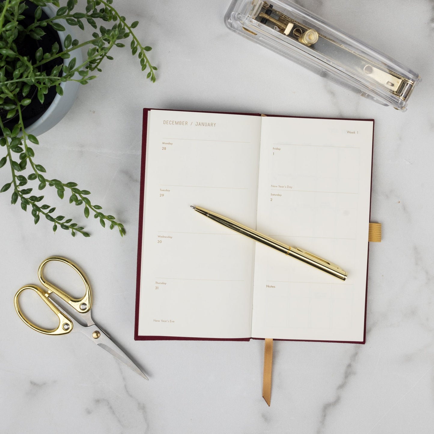 Designworks Ink Celestial Sun 2027 Weekly Diary