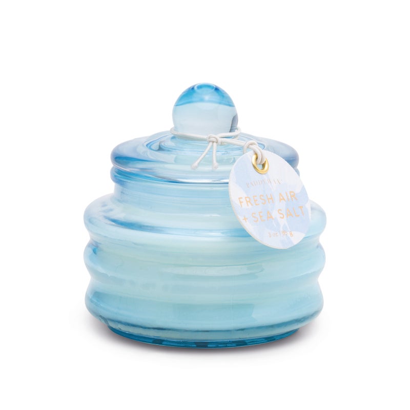 Beam 3 OZ. Light Blue Small Glass Vessel With Fresh Air & Sea Salt