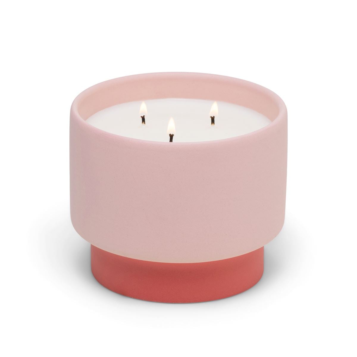 Colour Block 16oz Pink Ceramic Sparkling Grapefruit