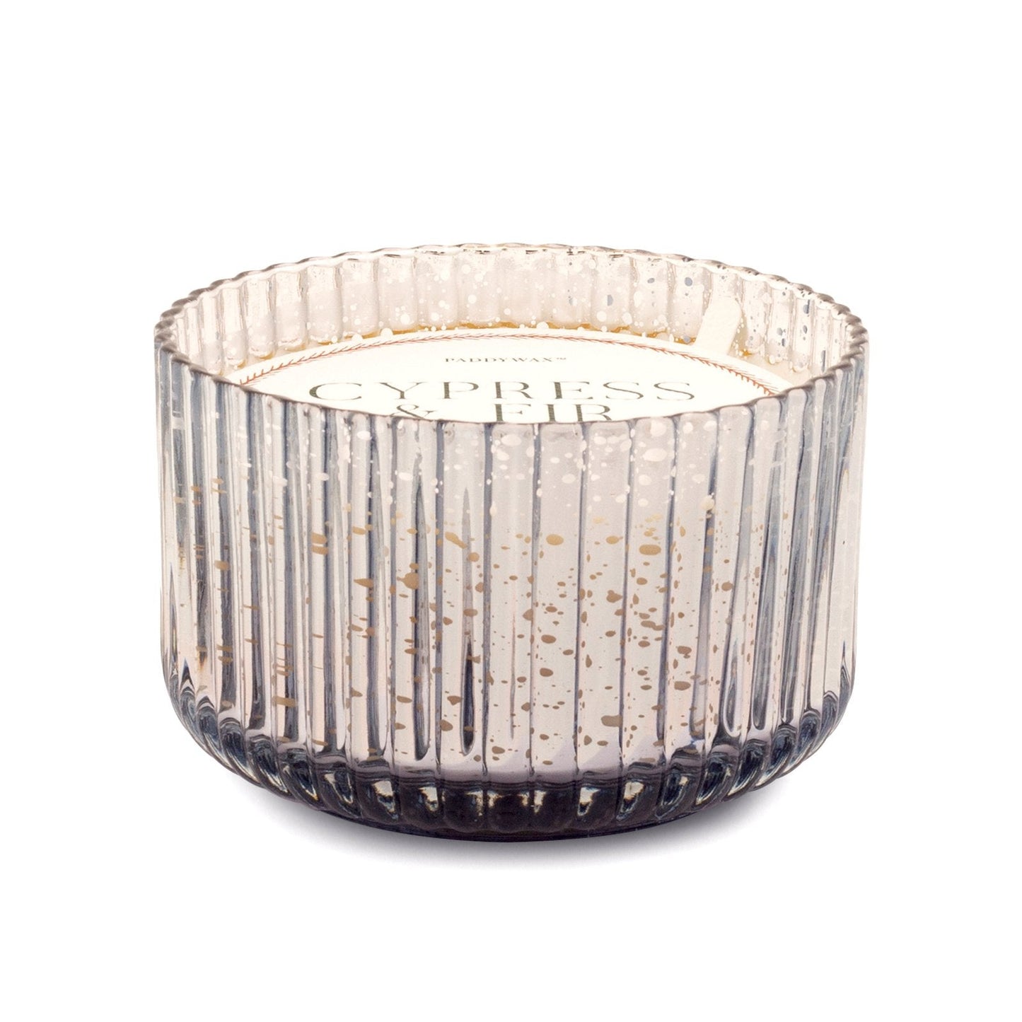 Cypress & Fir - Large 3 Wick Silver Mercury Glass (425g)