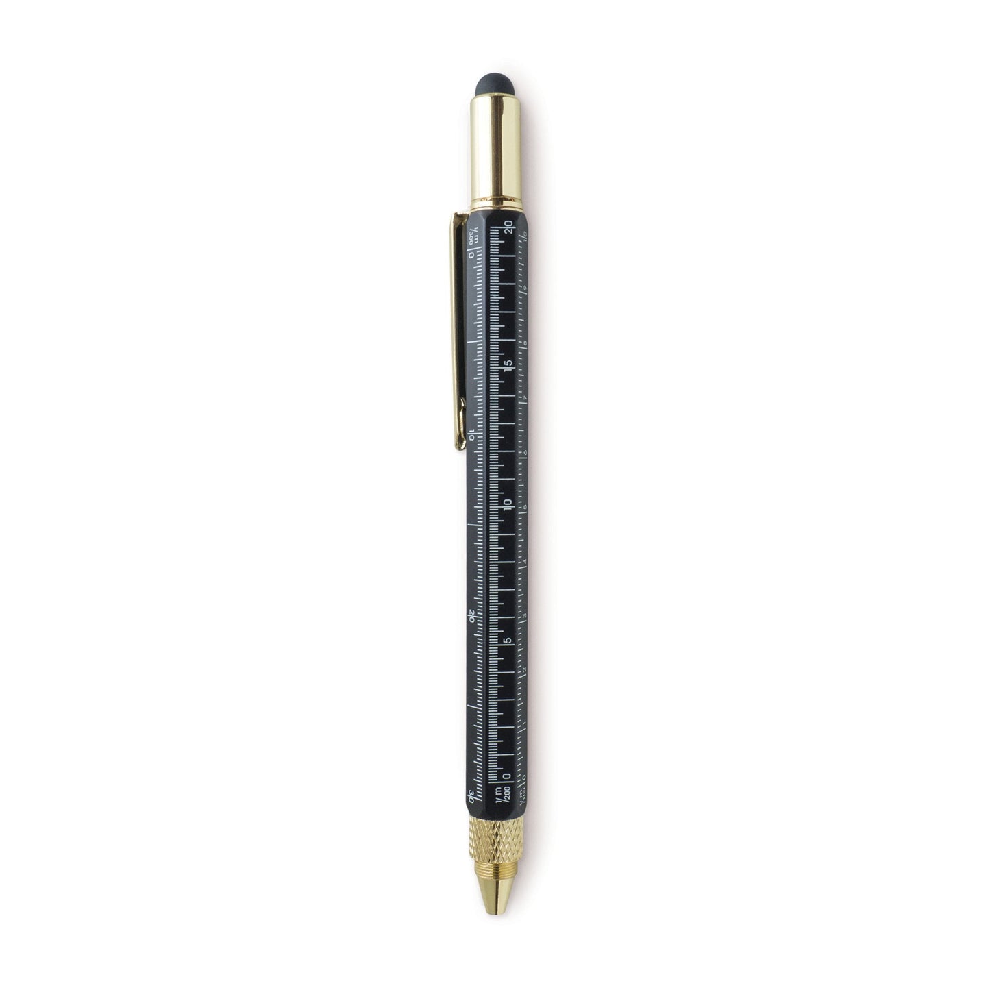 Black 6-in-1 Multi-Tool Pen