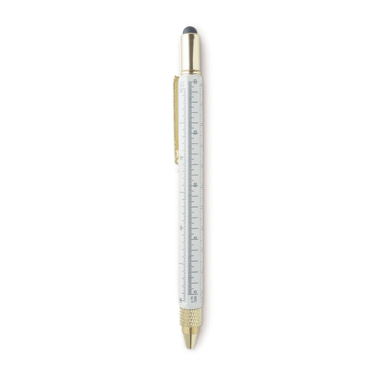 Cream 6-in-1 Multi-Tool Pen