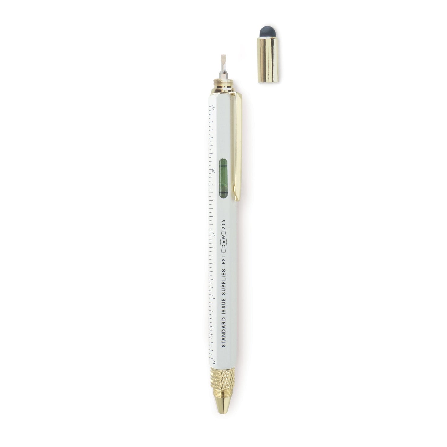 Cream 6-in-1 Multi-Tool Pen