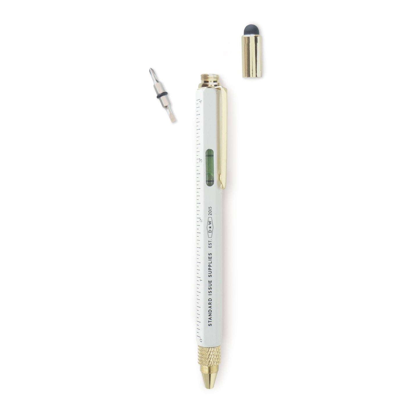 Cream 6-in-1 Multi-Tool Pen