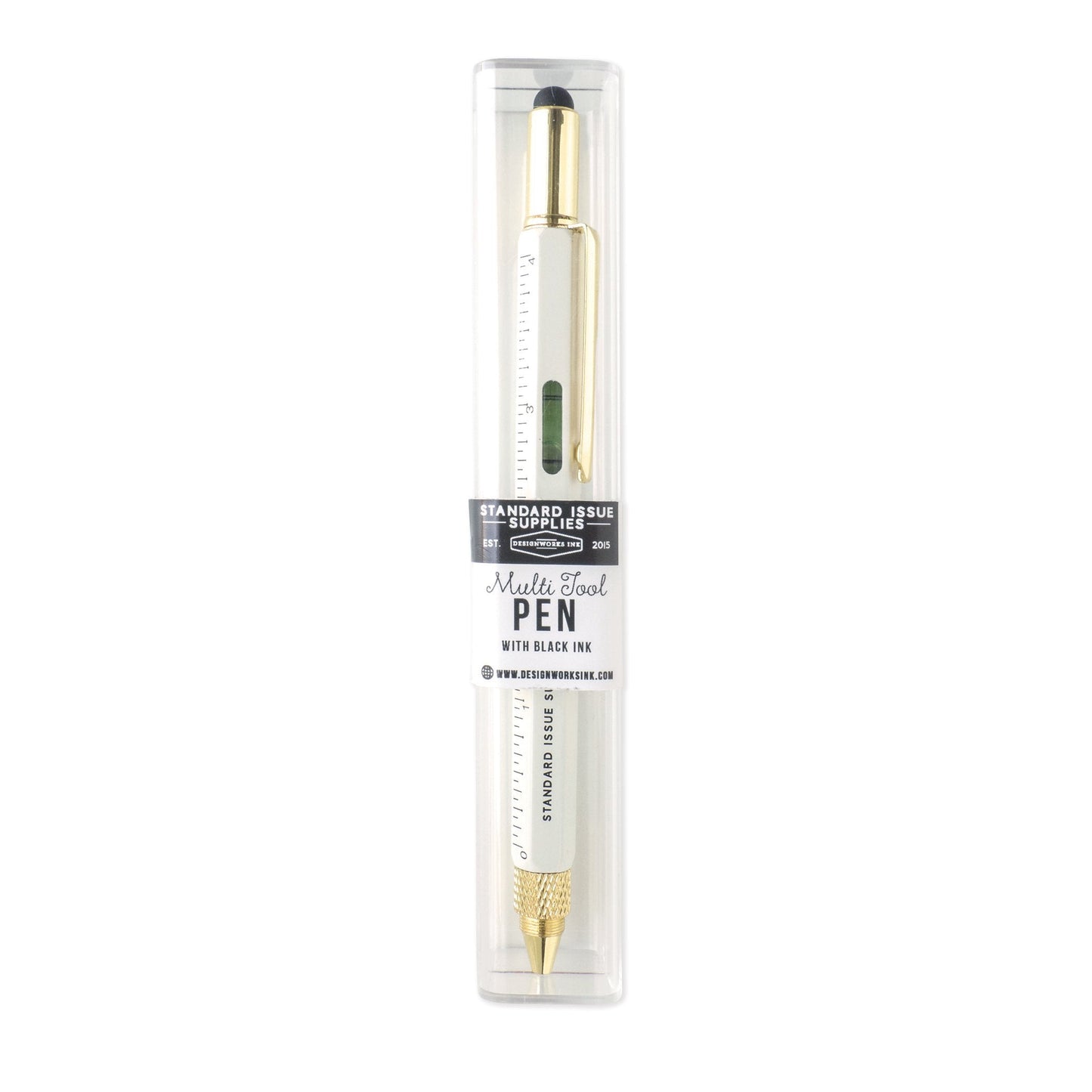 Cream 6-in-1 Multi-Tool Pen