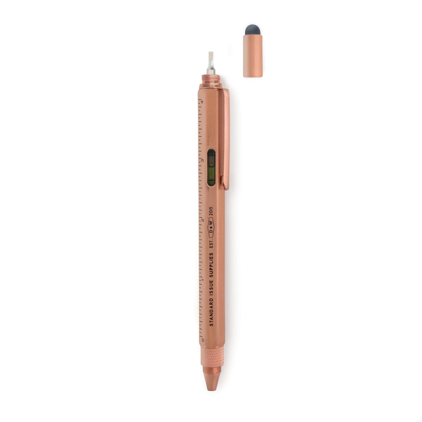 copper pen with end taken off