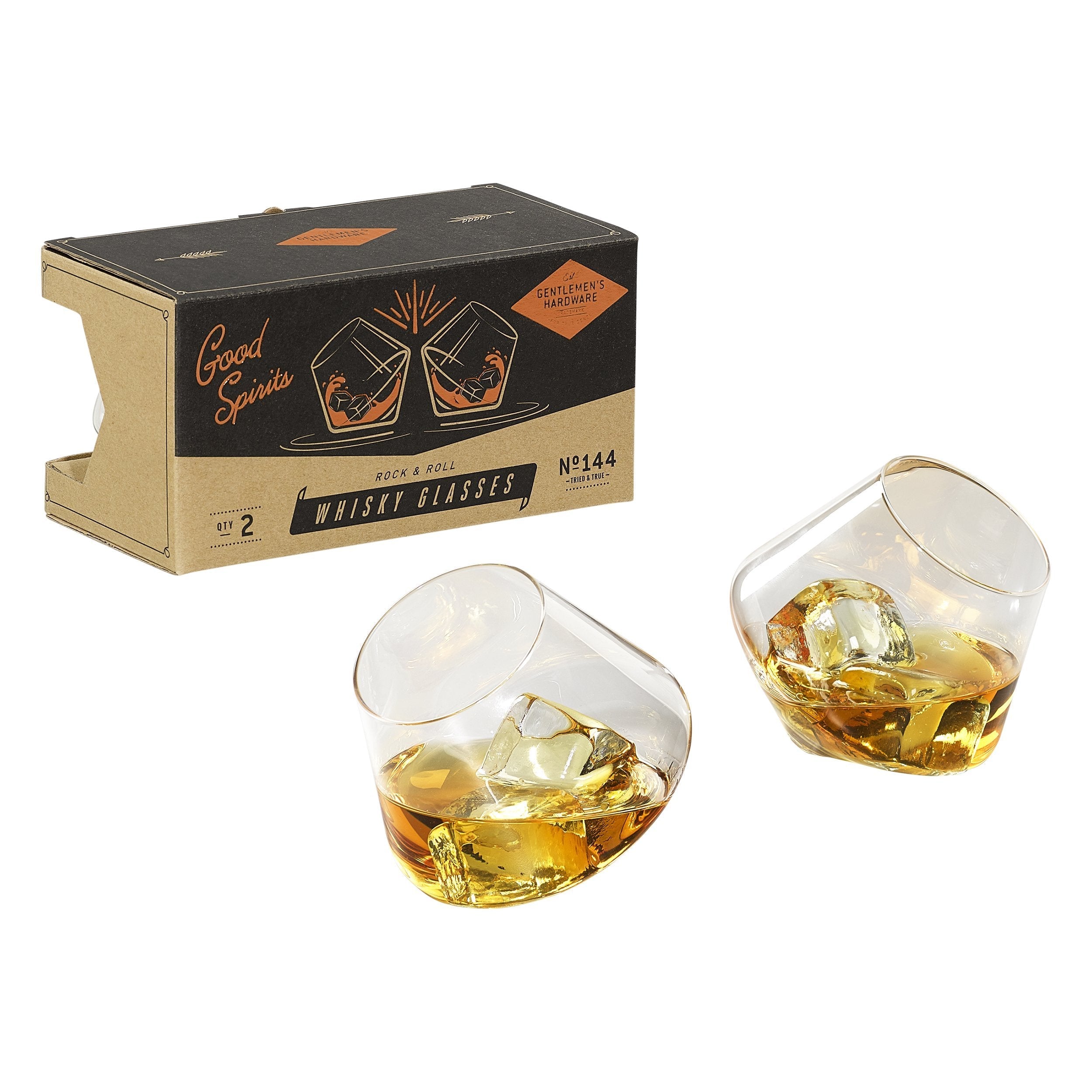 Vinology BS-WR2 Whisky Rockers Verre à Whiskey Set de 2 Vinology BS-WR2 Whisky Rockers Verre à Whiskey Set de 2