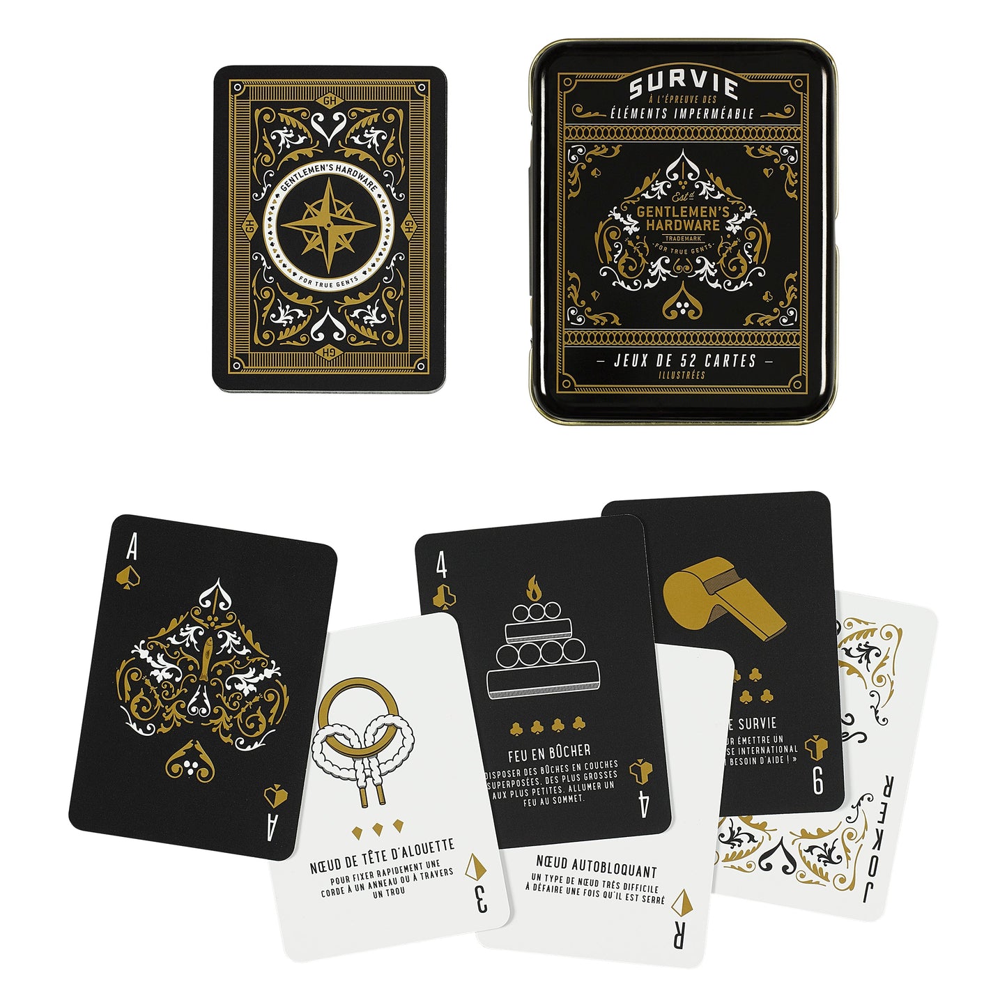 Survival Playing Cards French