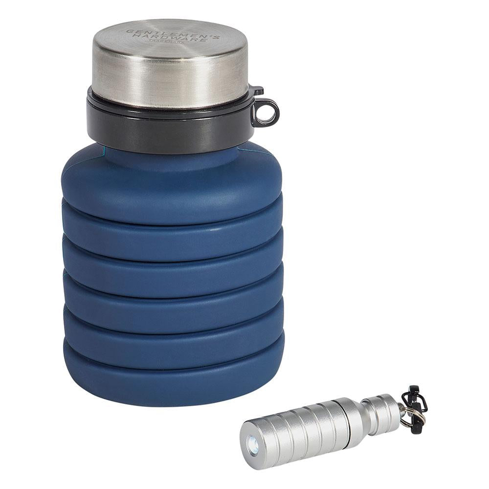 Commuter Water Bottle and Flashlight