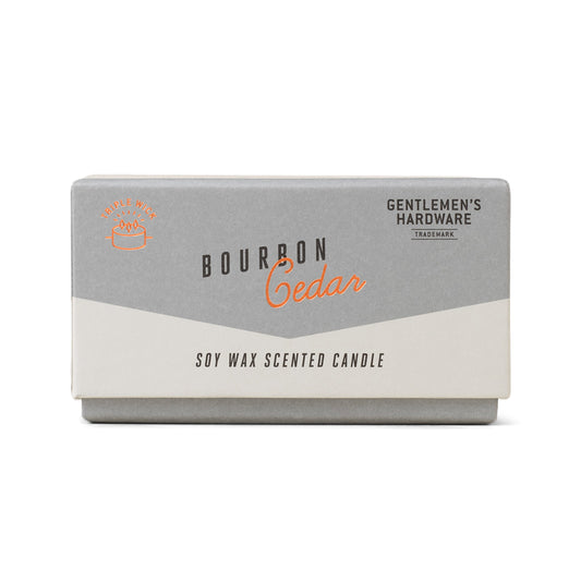 Concrete Candle Bourbon Cedar 7oz