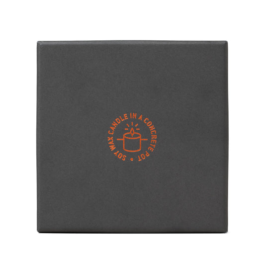 Concrete Candle Black Oak 7oz