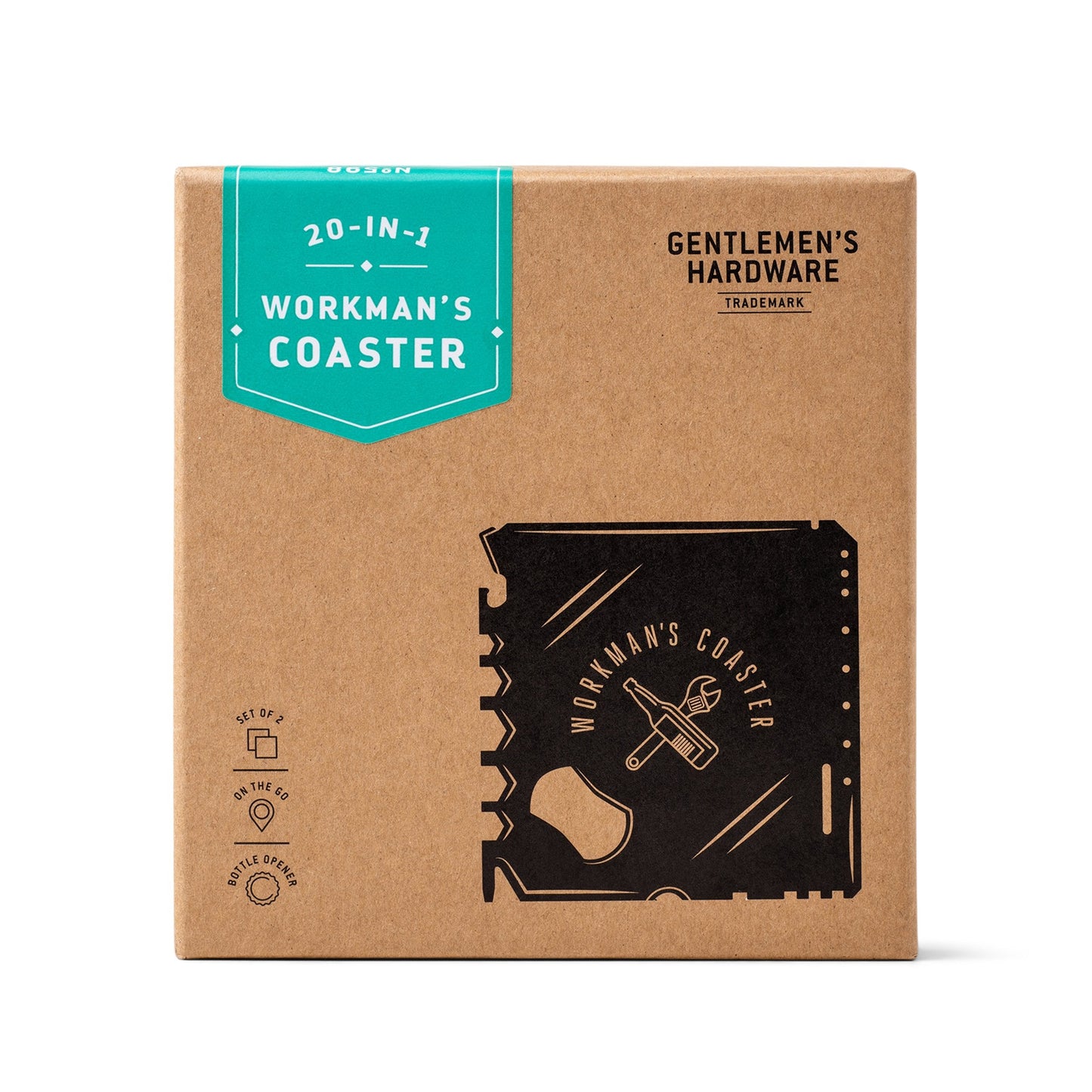 20-in-1 Coaster Multi-Tool (Set of 2)
