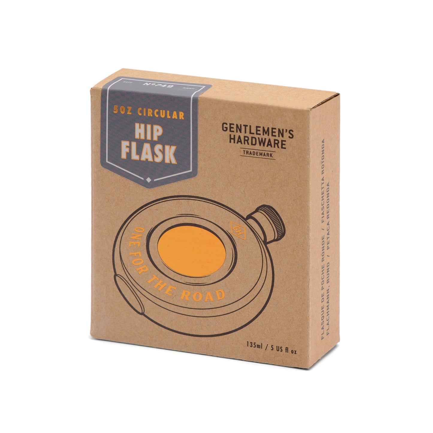 Circular Hip Flask
