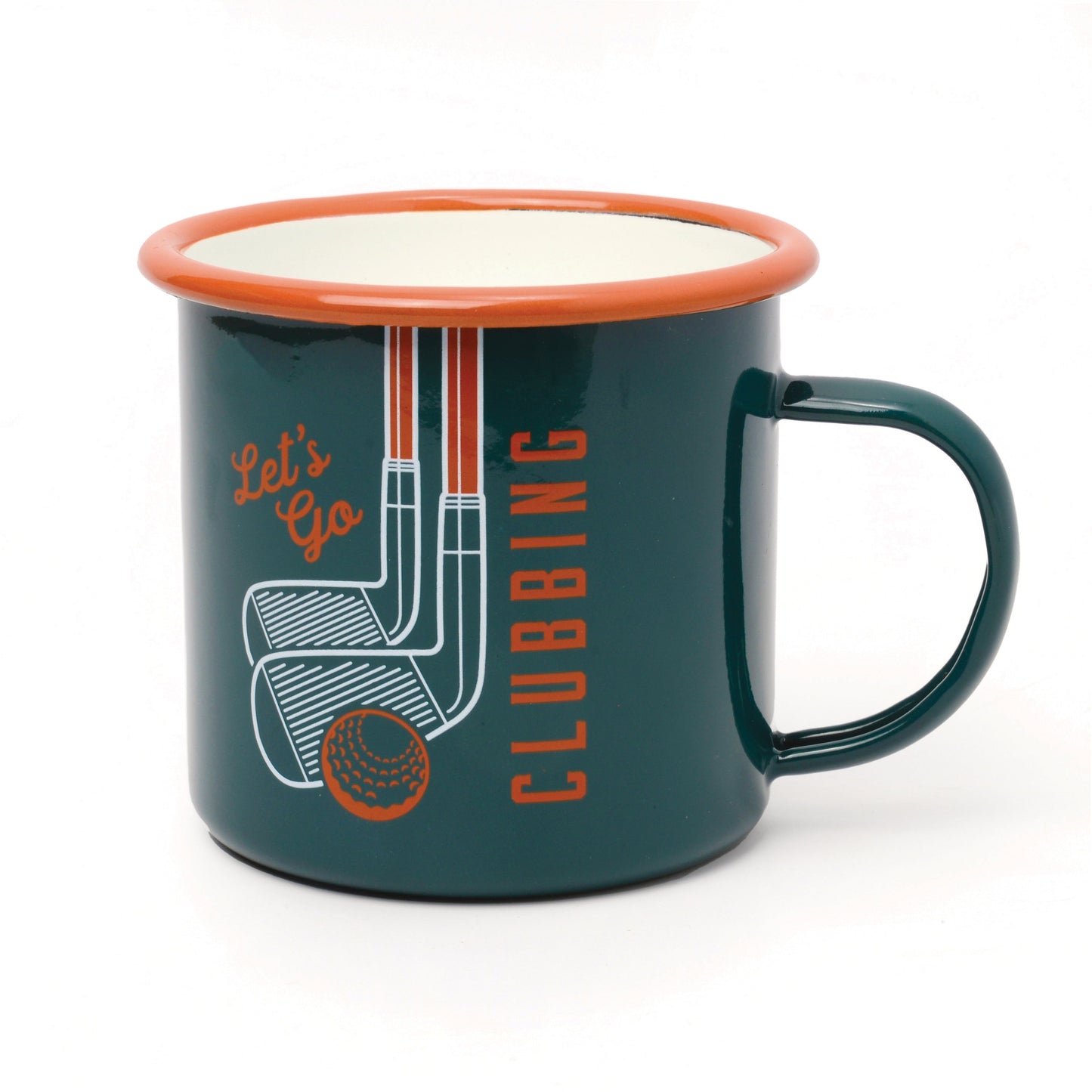Golf Enamel Mug 500ml