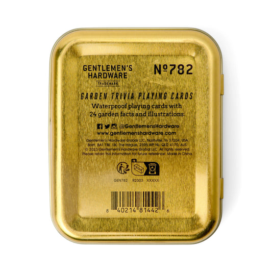 Gardeners Tips Waterproof Playing Cards