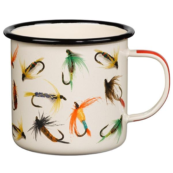 Enamel Mug - Fly Fishing 17 fl.oz / 500 ml