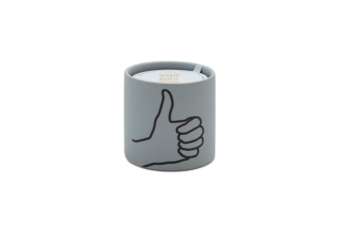 Impressions "Thumbs Up" Blue Ceramic - Mint Leaf + Cardamom (163g)