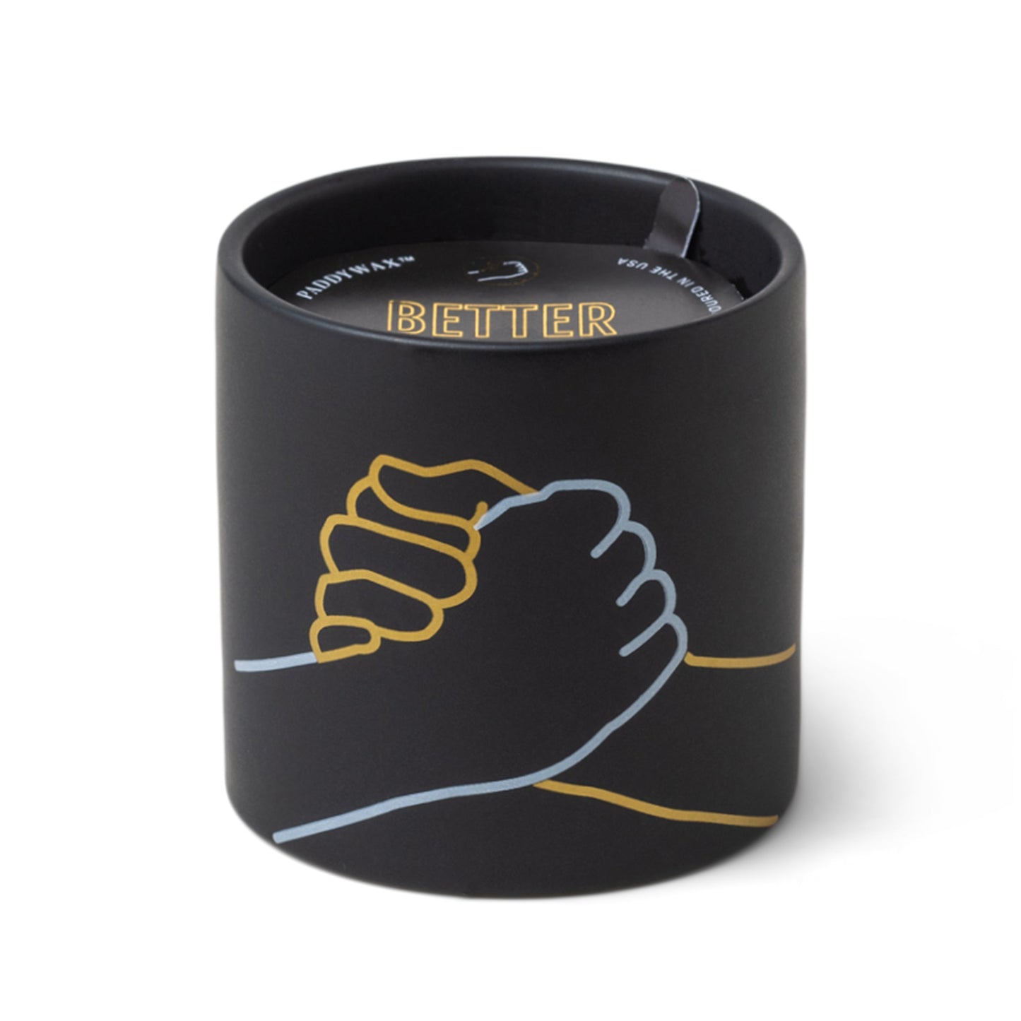 Impressions 163g Black Ceramic Candle - Better Together - Incense & Smoke