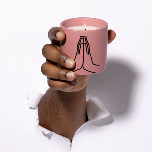 Impressions 163g Candle - Mauve Ceramic - Thankful For You - Violet Vanilla