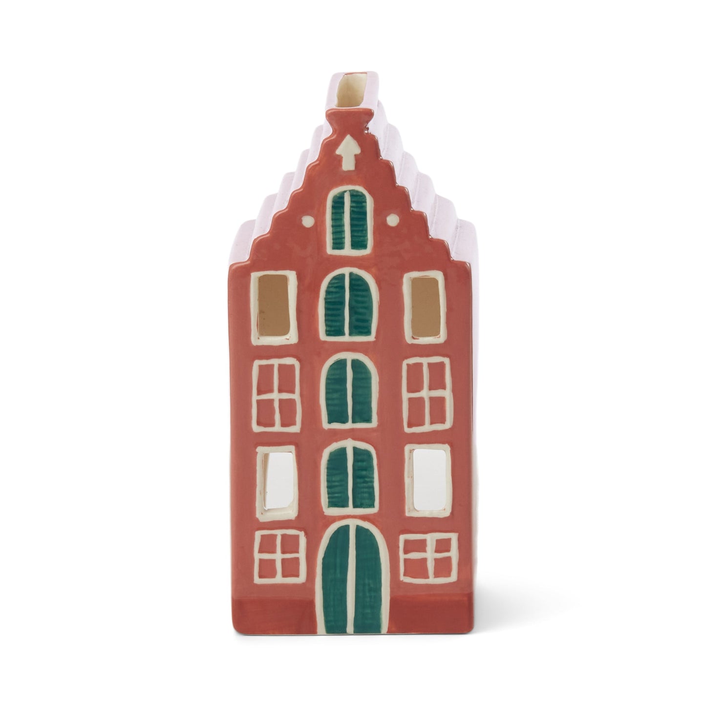 No. 02 Amsterdam House Style Incense & Tea Light Holder (1 Tea Light & 20 Incense Cones)