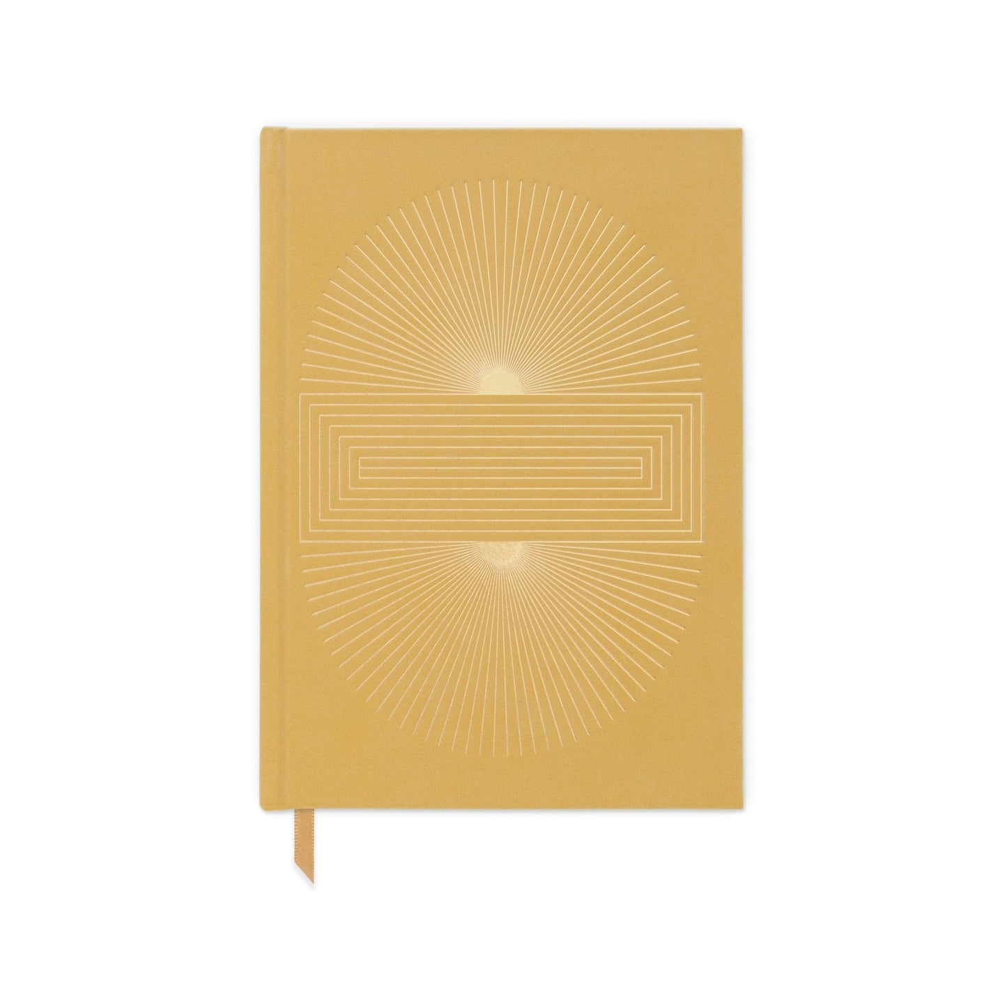 Suede Journal Radiant Suns Block - Ochre