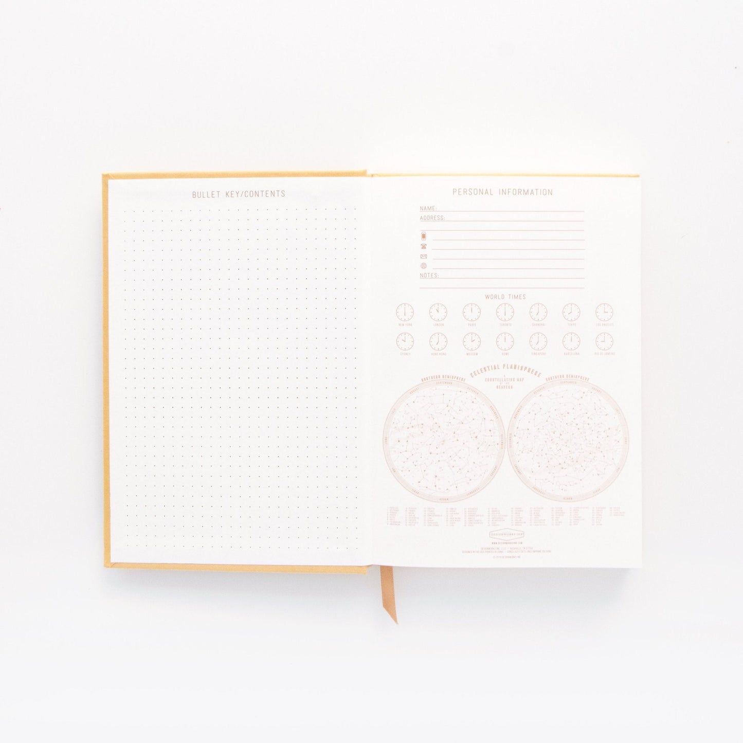 Suede Journal Radiant Suns Block - Ochre
