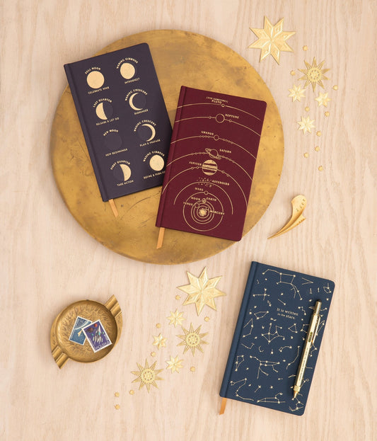 It Is Written In The Stars Constellation Navy Cloth Journal