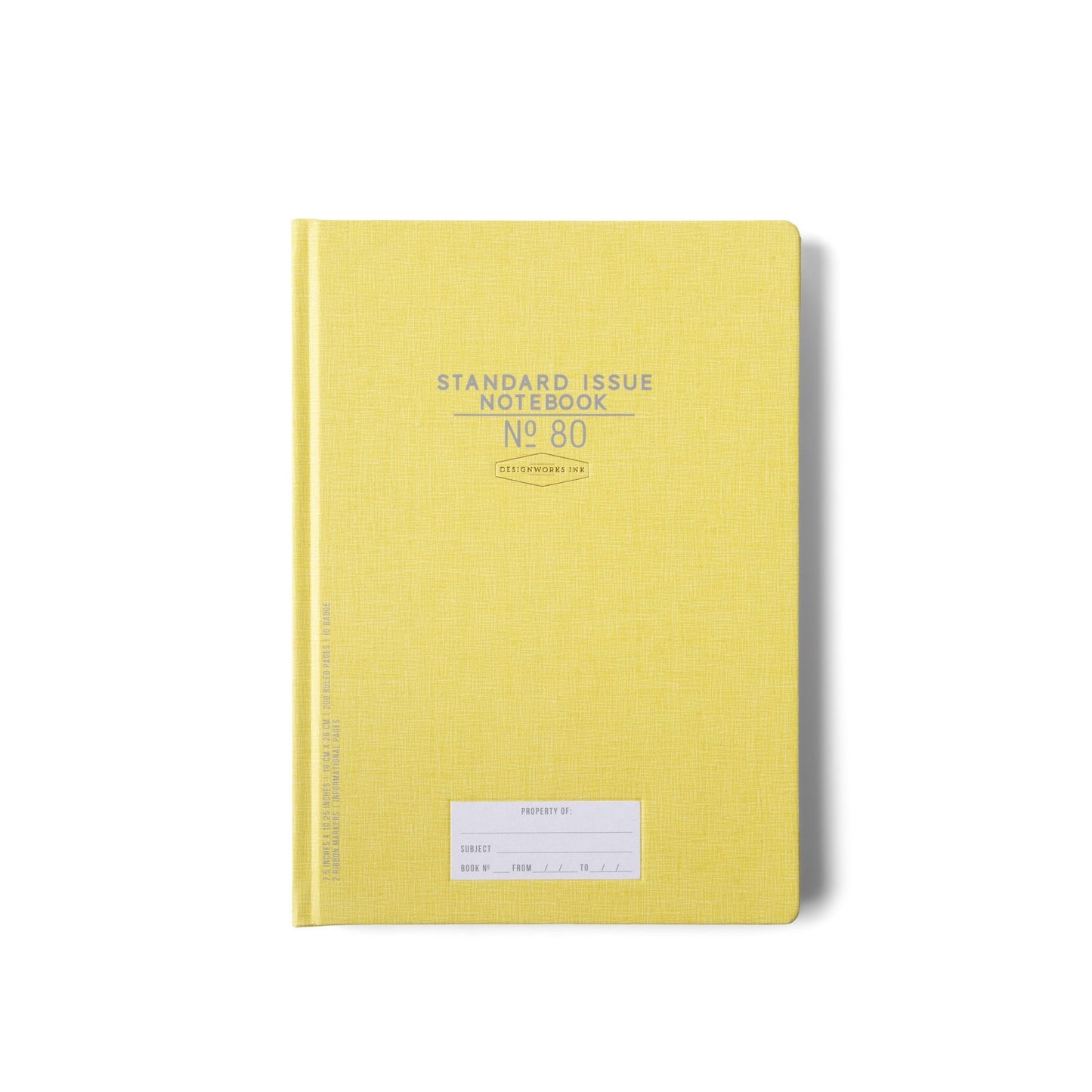 Standard Issue No. 80 Large Notebook - Ochre