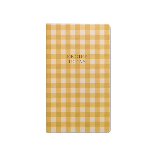 Yellow Gingham planner.